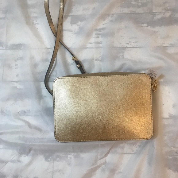 Michael Kors Jet Set Crossbody in Gold ❤️ NWT! - Picture 8 of 8